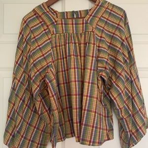 Doen top with wide sleeves